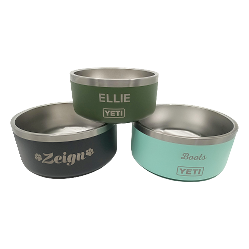 Custom Engraved Yeti Boomer 4 Dog Bowl
